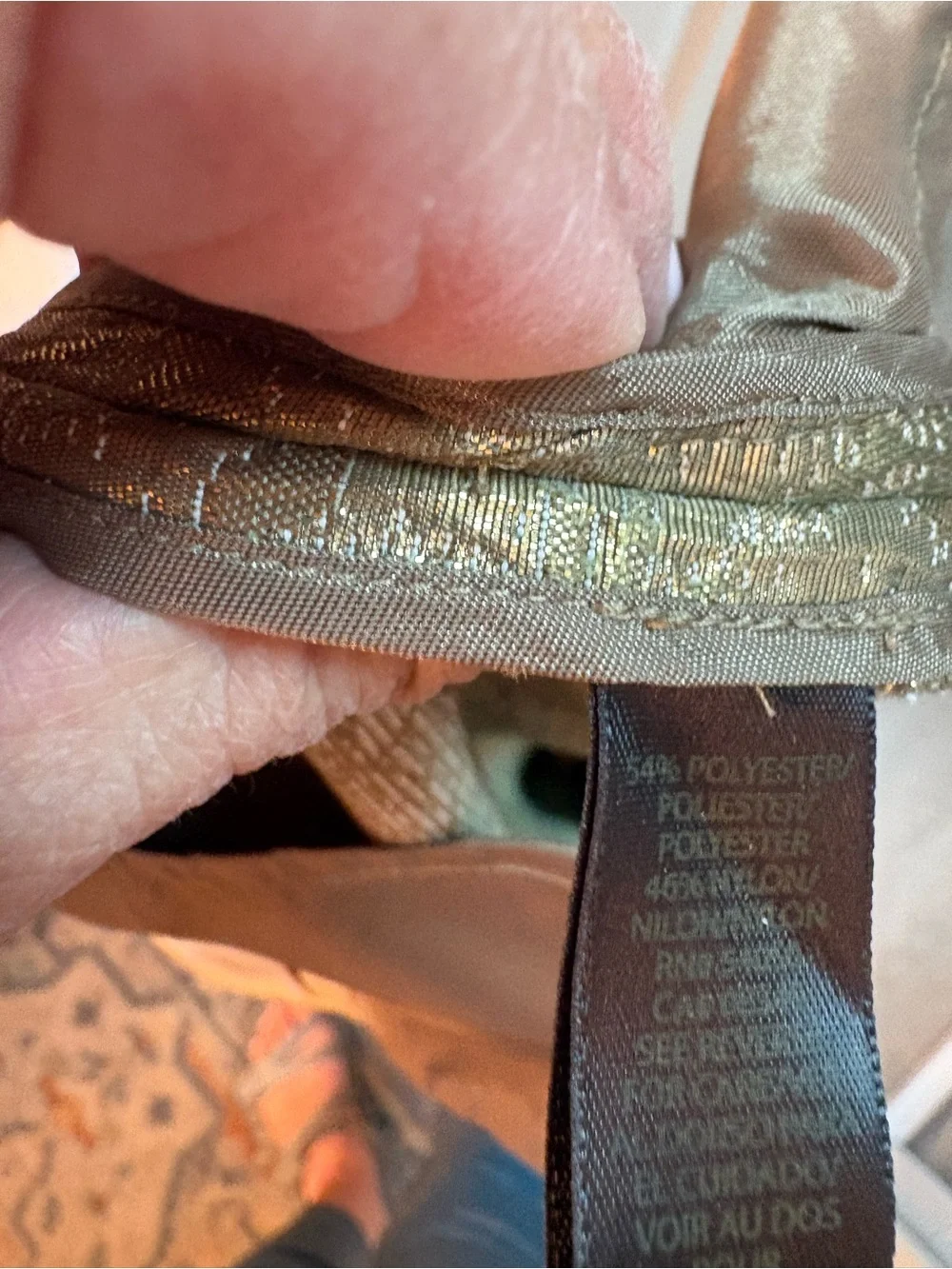 Rachel Roy Signature Gold Brocade Straight Leg Pants - Picture 5 of 5